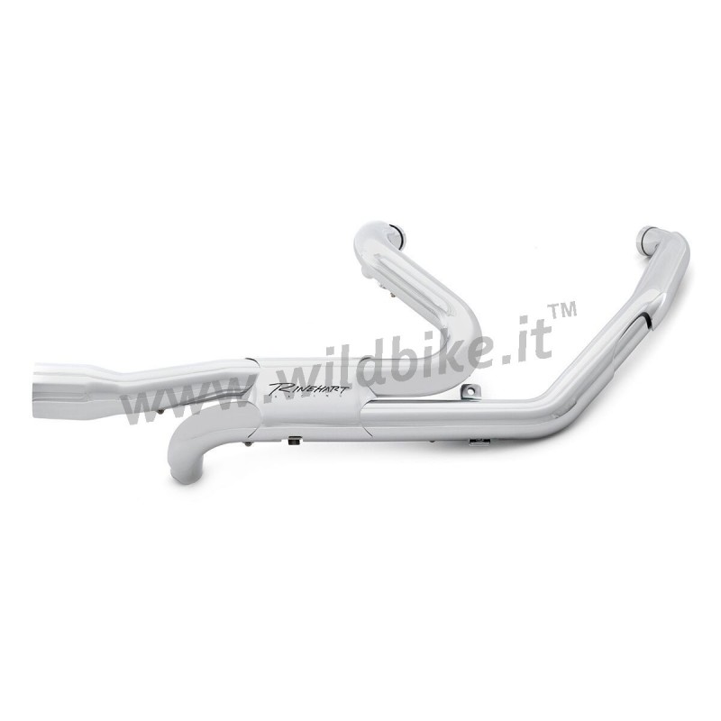COLLETTORI DI SCARICO RINEHART 2IN2 SLIMLINE CROMATI HARLEY DAVIDSON TOURING M-EIGHT '18-'20