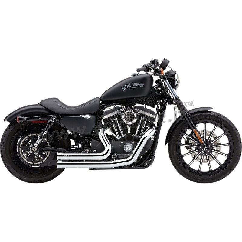 SCARICHI MARMITTE COBRA SPEEDSTER 909 CORTI CROMATI HARLEY DAVIDSON XL SPORTSTER 2014-2022