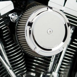 FILTRO ARIA BIG SUCKER TONDO STAGE I ARLEN NESS BEVELED 18-314 CROMATO HARLEY DAVIDSON SOFTAIL M-EIGHT '18-20