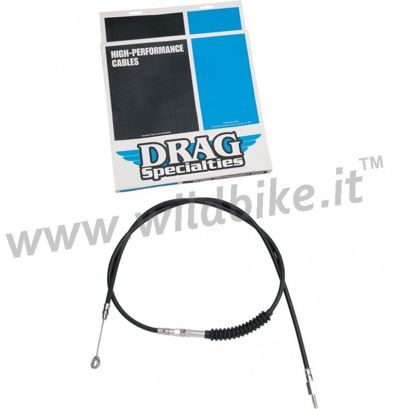 BRAIDED AND BLACK VINYL HIGH EFFICIENCY CLUTCH CABLE OEM 38607-87A/38664-00 FOR HARLEY DAVIDSON FXST/FLST SOFTAIL '87-'06
