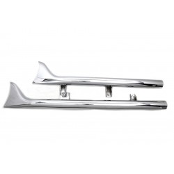 EXHAUSTS MUFFLER FISHTAIL CHROME FOR INDIAN SCOUT '15-'20