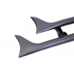 EXHAUSTS MUFFLER FISHTAIL BLACK FOR INDIAN SCOUT 15-23