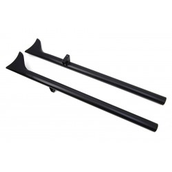 SCARICHI MARMITTE FISHTAIL PINNA DI SQUALO NERO PER INDIAN CHIEF '15-'19