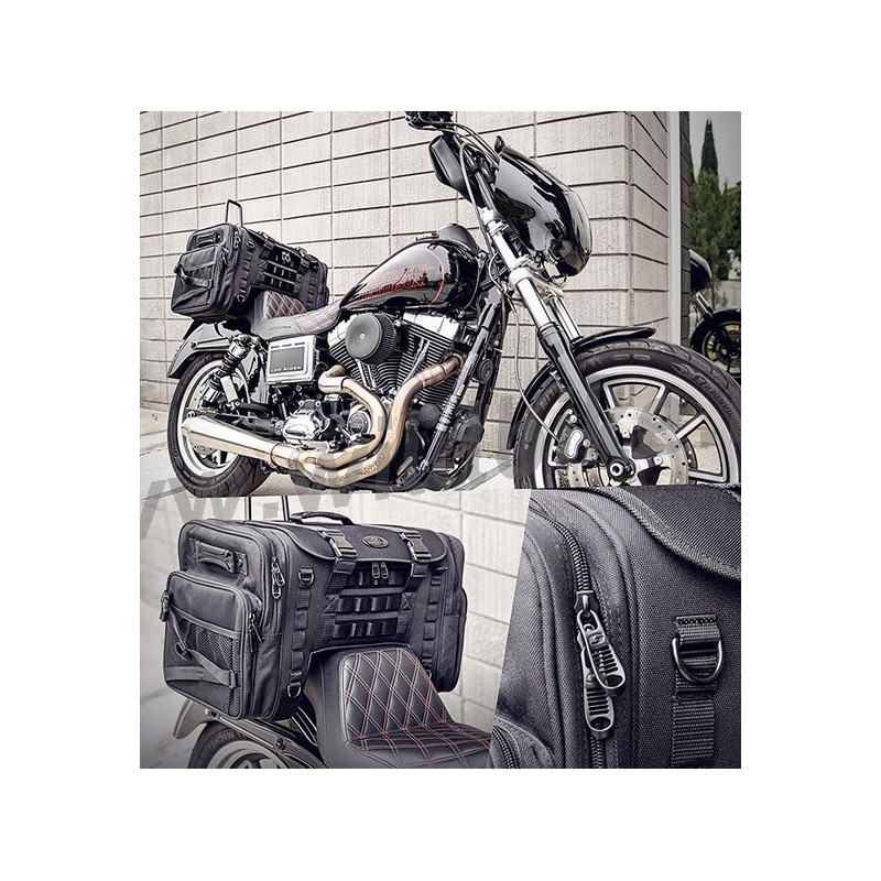 BORSA TRAVEL TS3200DE TACTICAL PER SISSYBAR E PORTAPACCHI MOTO CUSTOM E HARLEY DAVIDSON