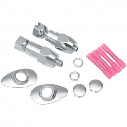 KIT DE RELOCALISATION ARRIERE OEM 53959-06 CHROMEE CLIGNOTANTS POUR HARLEY DAVIDSON FXST/FLST SOFTAIL '03-'17