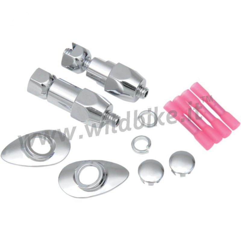 KIT DI RIPOSIZIONAMENTO POSTERIORE CROMATO OEM 53959-06 PER FRECCE HARLEY DAVIDSON FXST/FLST SOFTAIL '03-'17