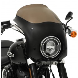 WINDSCHUTZSCHEIBE BULLET FAIRING SCHWARZ FÜR HARLEY DAVIDSON FLSB SPORT GLIDE M-EIGHT
