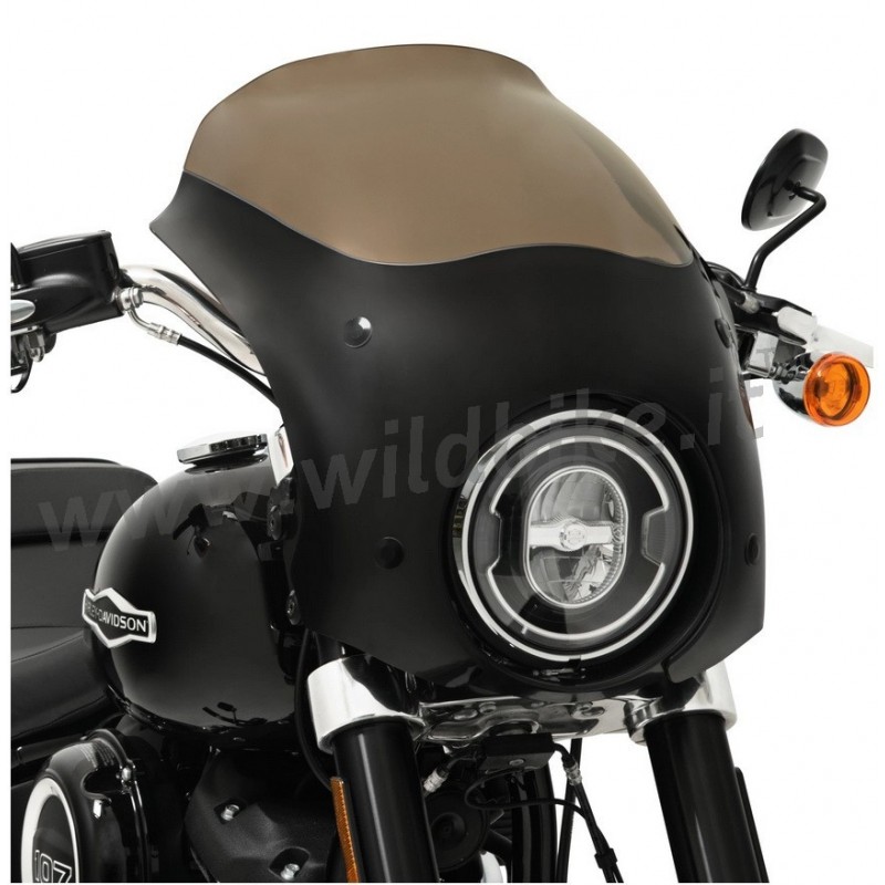 PARE-BRISE BULLET FAIRING NOIR POUR HARLEY DAVIDSON FLSB SPORT GLIDE M-EIGHT