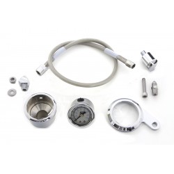 PRESSION D'HUILE JAUGE KIT CHROME HARLEY DAVIDSON XL SPORTSTER 1991-2003