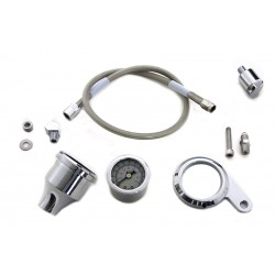 ÖLDRUCKANZEIGE CHROM KIT HARLEY DAVIDSON XL SPORTSTER 1991-2003
