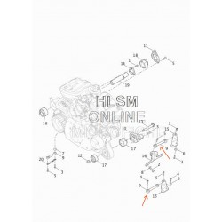 SUPPORTO STABILIZZATORE SILENT BLOCK OEM 16232-04 MOTORE HARLEY DAVIDSON XL SPORTSTER 04-21