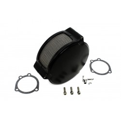 AIR FILTER KIT BOX ALUMINIUM NEW ERA ROUND BLACK HARLEY DAVIDSON XL SPORTSTER 2007-2021