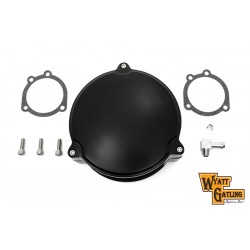 LUFTFILTERKASTEN KIT BOX ALUMINIUM ROUND NEW ERA SCHWARZ HARLEY DAVIDSON XL SPORTSTER 2007-2021