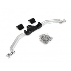 VERSTELLBARE VERCHROMT FUSSRASTEN REPL. HD 50855-09 HARLEY DAVIDSON SOFTAIL 2000-2017