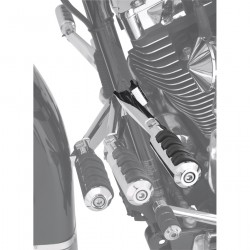 EINSTELLBAR MONTAGE HIGHWAY CHROM RAHMEN 38 MM (1-1/2")  FUSSRASTENMOTORRAD