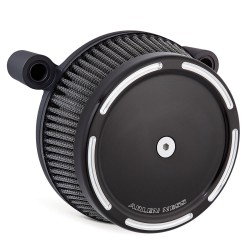 AIR FILTER BIG SUCKER STAGE I ROUND BLACK SLOT TRACK ARLEN NESS 18-308 HARLEY DAVIDSON SOFTAIL 2018-2024