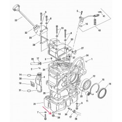 MAGNETISCHER ABLASSSTOPFEN TRANSMISSION OEM 60348-65B FÜR HARLEY DAVIDSON