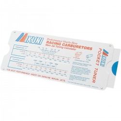 STRUMENTO DI CALCOLO SETTAGGIO SINTONIZZAZIONE GETTI CARBURATORI MIKUNI MOTO