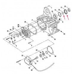 SPROCKET SHAFT SEAL FOR HARLEY DAVIDSON XL SPORTSTER '84-'90