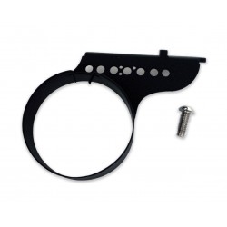 SUPPORTO LATERALE NERO GRINZATO DI MONTAGGIO TACHIMETRO STD HARLEY DAVIDSON XL SPORTSTER 2005-2021