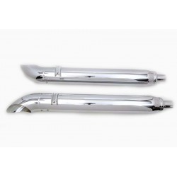 AUSPUFFANLAGEN SLIP-ON 4" TURN-OUT VERCROMT FÜR INDIAN CHIEF '14-'19