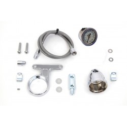 ÖLDRUCKANZEIGE CHROM KIT HARLEY DAVIDSON XL SPORTSTER 2004-2022