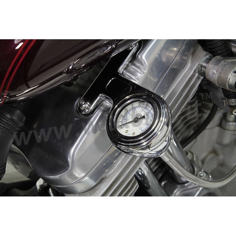 PRESSION D'HUILE JAUGE KIT CHROME HARLEY DAVIDSON XL SPORTSTER 2004-2022