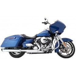 SCARICHI MARMITTE TAB SLIP-ON 4" B.A.M. CROMATI HARLEY DAVIDSON FLH FLT TOURING 1995-2016