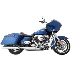 POT DÉCHAPPEMENTS TAB SLIP-ON 4" B.A.M. CHROME HARLEY DAVIDSON FLH FLT TOURING 1995-2016