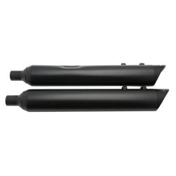 POT DÉCHAPPEMENTS TAB SLIP-ON 4" B.A.M. NOIR HARLEY DAVIDSON FLH FLT TOURING 1995-2016