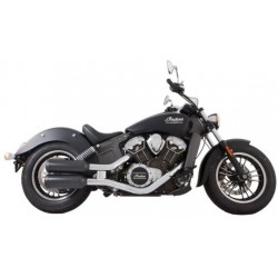 POT DÉCHAPPEMENTS TAB PERFORMANCE SLIP-ON 4" COURT NOIR INDIAN SCOUT 2015-2023