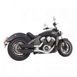 POT DÉCHAPPEMENTS TAB PERFORMANCE SLIP-ON 4" COURT NOIR INDIAN SCOUT 2015-2023