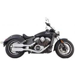 AUSPUFFANLANGEN TAB PERFORMANCE SLIP-ON 4" KURZ CHROM INDIAN SCOUT 2015-2023