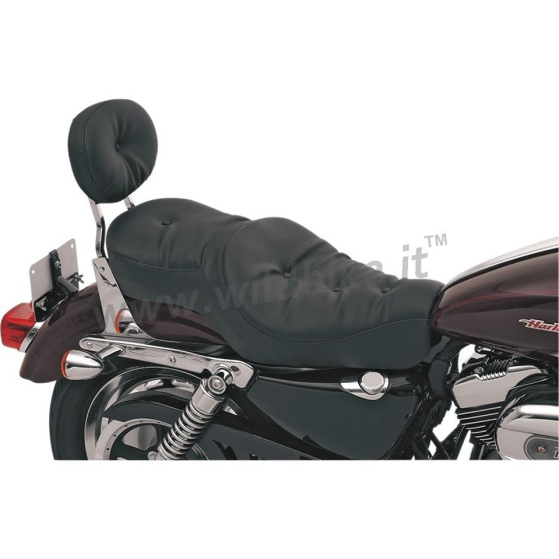 SELLA IN PELLE BIPOSTO WIDE MILD STITCH PER HARLEY DAVIDSON XL SPORTSTER '04-'20