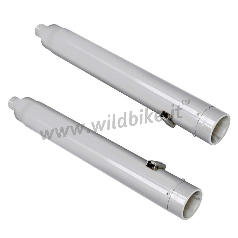 EXHAUSTS MUFFLER SLIP-ON RINEHART 4" CHROME INDIAN TOURING CRUISER 2014-2026