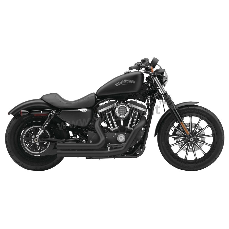 COBRA SPEEDSTER EXHAUST 909 3.5" BLACK HARLEY DAVIDSON XL SPORTSTER 2007-2013