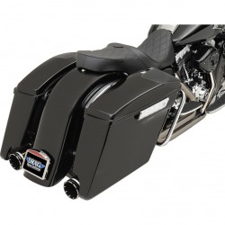 EXTENDED OEM-STYLE 4" HARD SADDLEBAGS HARLEY DAVIDSON FLH FLT TOURING 14-21
