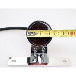 FANALINO POSTERIORE CLASSIC STYLE CAFE RACER CROMATO MOTO CUSTOM E HARLEY DAVIDSON