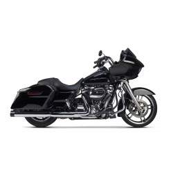 SCARICHI MARMITTE 4"  TBR CROMATI/NERI HARLEY DAVIDSON FLH/FLT TOURING M-EIGHT '17-'20