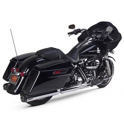SILENCIEUX D'ECHAPPEMENTS 4" TBR CHROME/CARBON HARLEY DAVIDSON FLH/FLT TOURING 17-24
