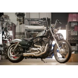 SYSTÈME D'ÉCHAPPEMENT 2EN1 TBR COMPETITION INOX HARLEY DAVIDSON XL SPORTSTER '14-'20