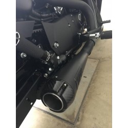 EXHAUST SYSTEM 2INTO1 TBR COMPETITION BLACK FOR HARLEY DAVIDSON XL SPORTSTER 14-21