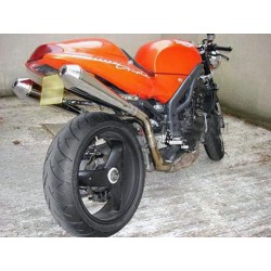 AUSPUFFSCHALLDÄMPFER SET UNIVERSAL SLIP-ON 66 CM MEGAPHONE CONE FÜR MOTORRÄDER