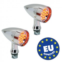 BLINKER LED BULLET HEAVY DUTY EU GENEHMIGT CUSTOM MOTORRAD UND HARLEY DAVIDSON