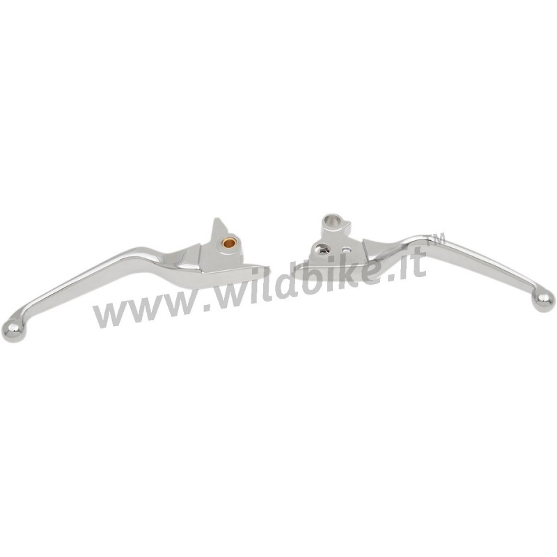 LEVIERS EN ALUMIMIUM SET WIDE BLADE COMFORT CHROME HARLEY DAVIDSON SOFTAIL M-EIGHT 18-24