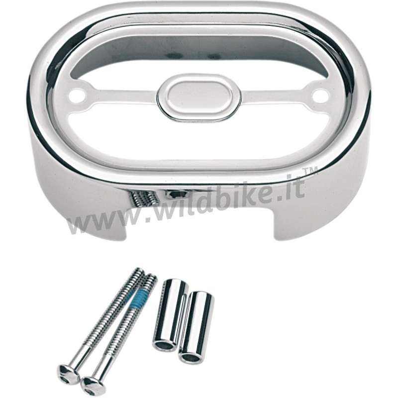 COPERCHIO COPRI REGOLATORE CROMATO PER HARLEY DAVIDSON FXST FLST SOFTAIL 01-07