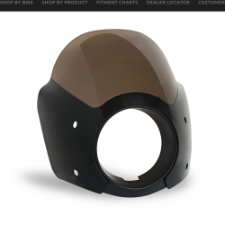 PARABREZZA CUPOLINO CAFE FAIRING NERO INDIAN SCOUT BOBBER 18-20