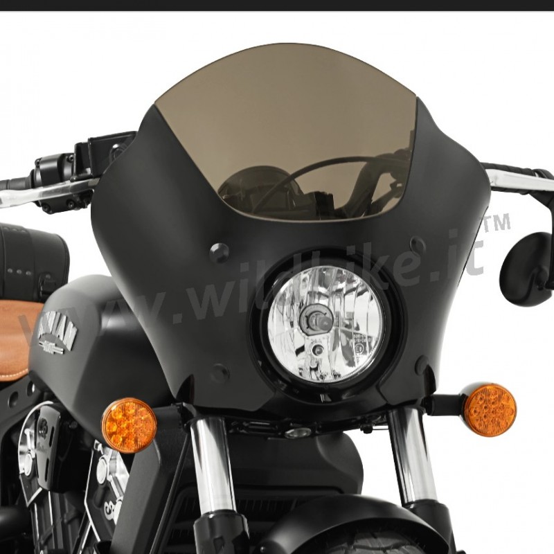 WINDSHIELD BLACK GAUNTLET FAIRING INDIAN SCOUT 2015-2024