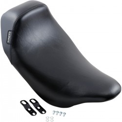 SELLE EN CUIR LE PERA BARE BONES SOLO CONDUCTEUR POUR HARLEY DAVIDSON FLH/FLT TOURING '08-'18
