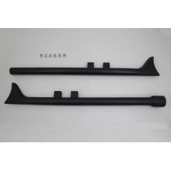 AUSPUFFANLAGEN ERWEITERUNG WYATT FISHTAIL 36" SCHWARZ HARLEY DAVIDSON FLH/FLT TOURING 17-24